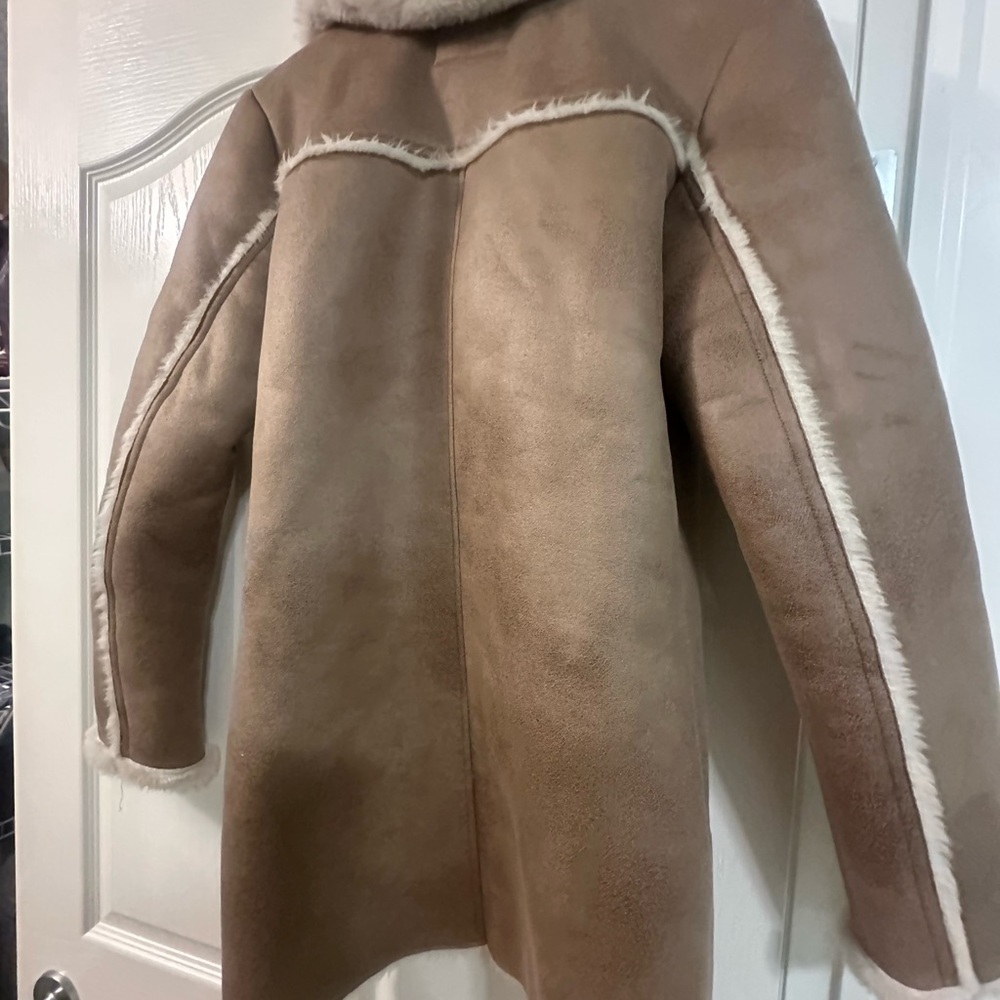 Abercrombie & Fitch Tan Teddy Jacket - Picture 2 of 2
